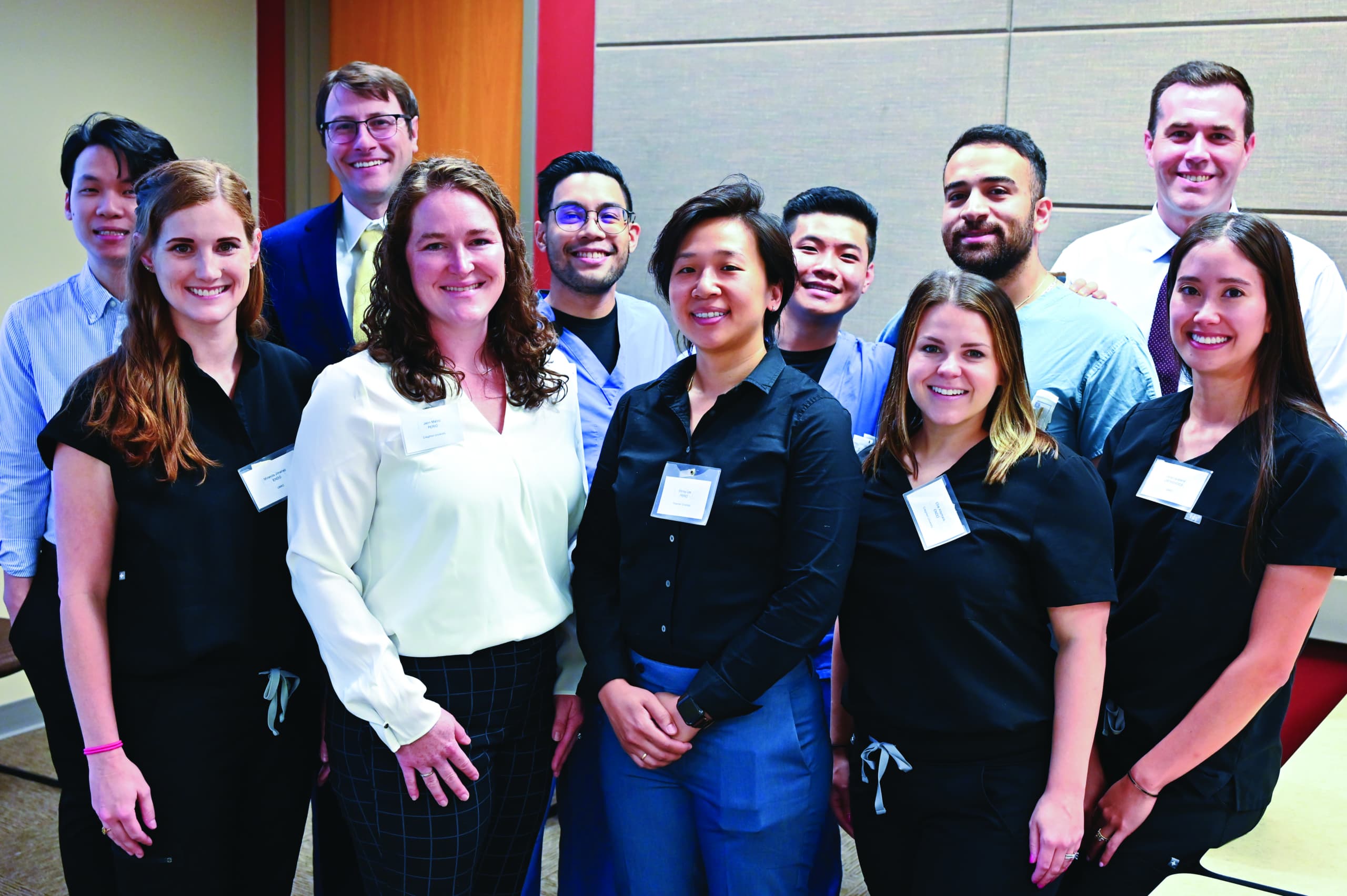 group photo of the new residents