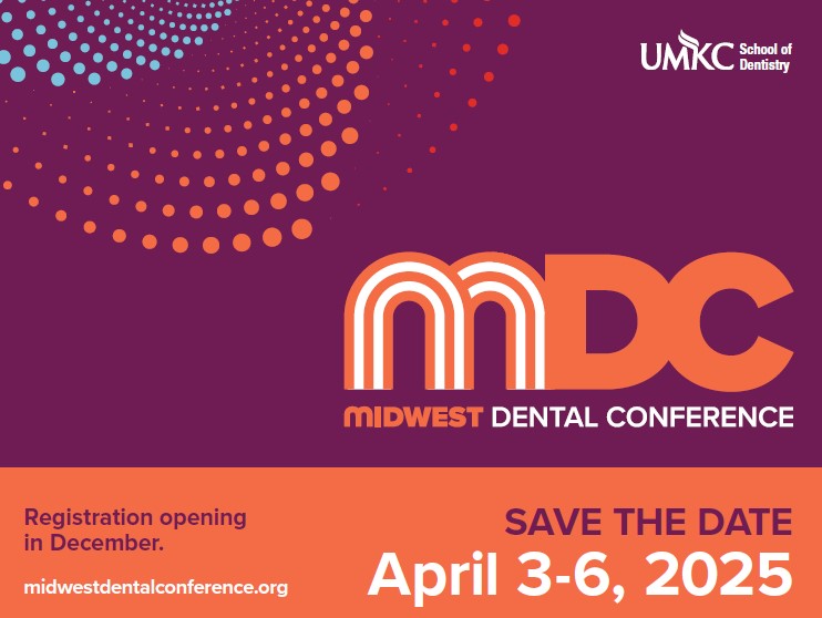 graphic tile of  Midwest Dental Conference Save the Date